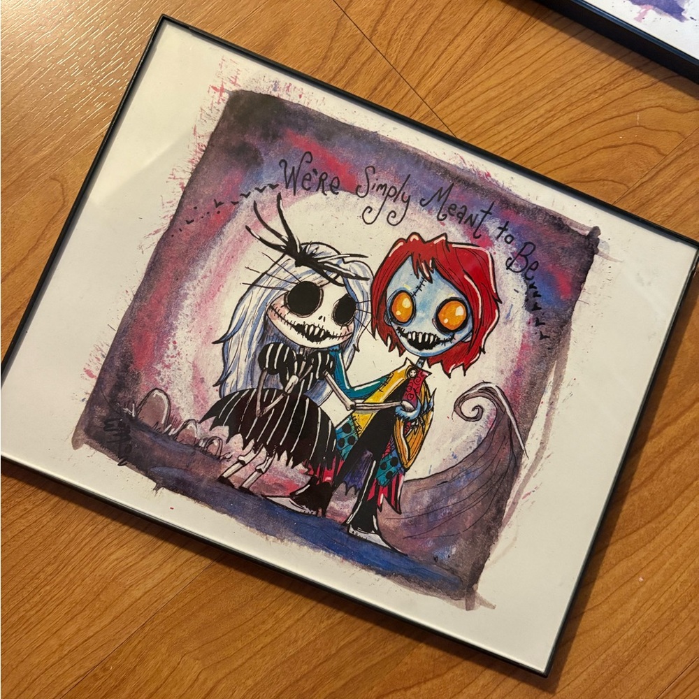 “Nightmare Before Christmas" hand-drawn artwork for sale!